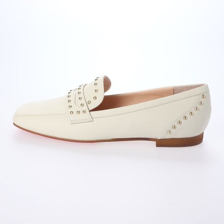 スタッズローファーシューズ / Studs Loafers Shoes L0206 （WHITE）