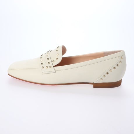 スタッズローファーシューズ / Studs loafers shoes L0206 （WHITE）