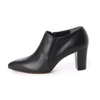 オールウェザーポインテッドヒールブーティ/All weather pointed heel booties L0080 (BLACK）