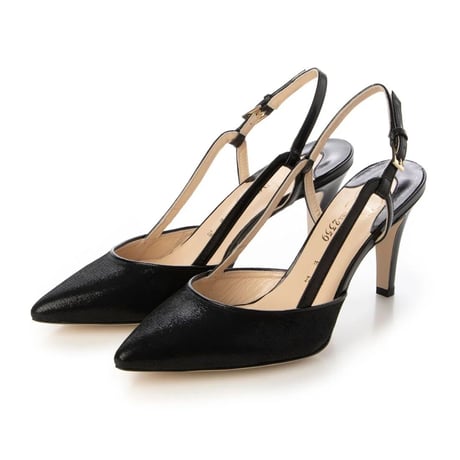 ポインテットトゥバックスリング/Pointed toe back sling L0250（BLACK）