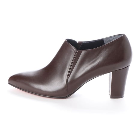 オールウェザーポインテッドヒールブーティ/All weather pointed heel booties L0080 (D.BROWN）