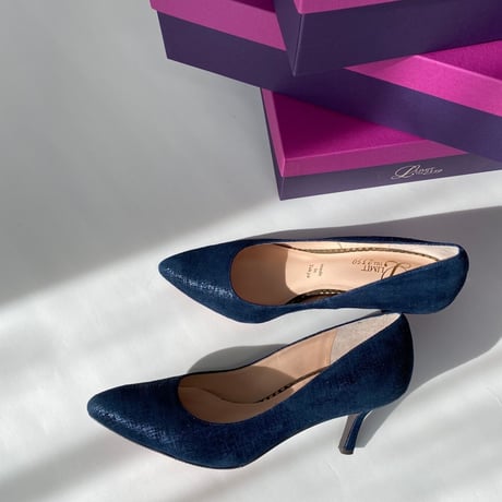 フォイルプロセッシングパンプス / Foil processing pumps L0137 (BLUE）