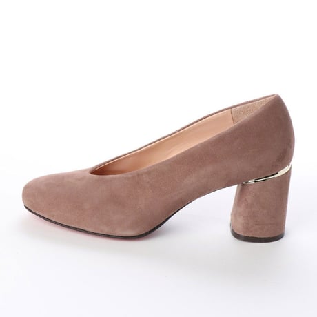 スクエアチャンキーヒールパンプス/ Square Chunky Heel Pumps L0202（OAK）