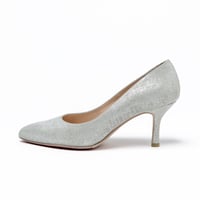 フォイルプロセッシングパンプス / Foil processing pumps L0137 (SILVER）