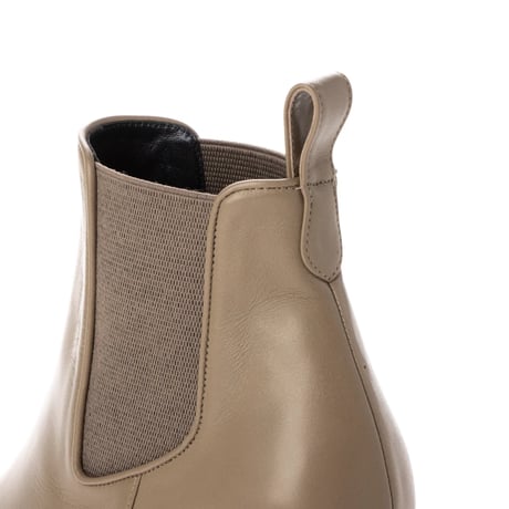 オールウェザーポインテッドサイドゴアショートブーツ/All weather pointed side gore short boots L0230 (GREIGE)