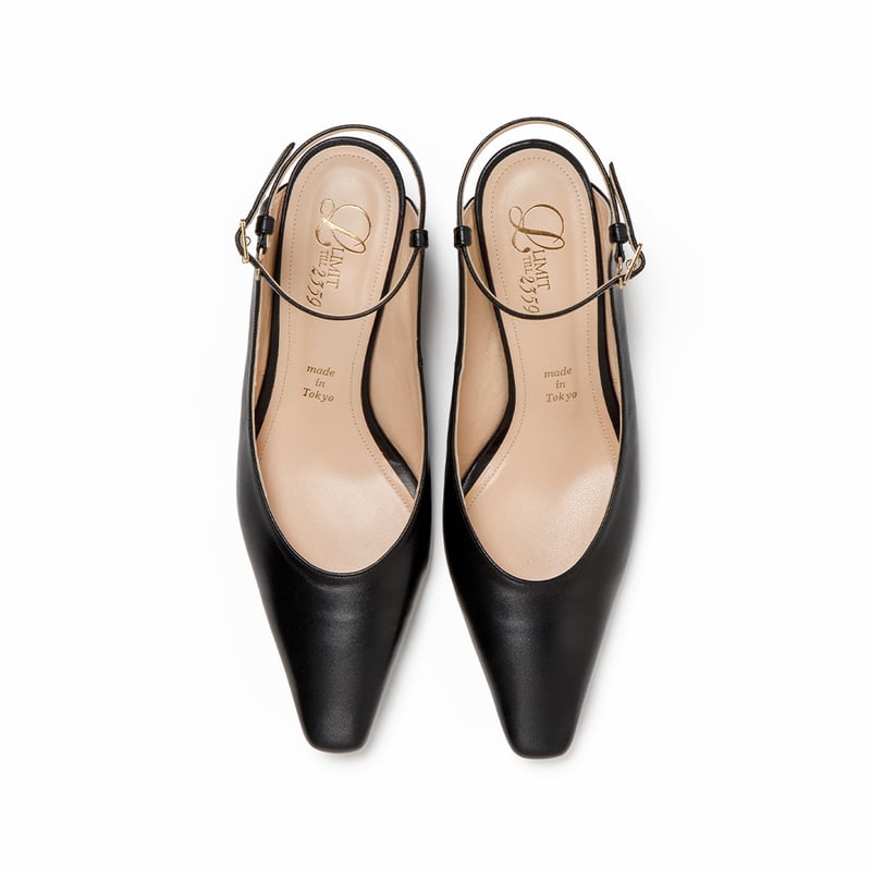 スクエアトゥネックベルトパンプス/Square Toe Neck Belt Pumps L02