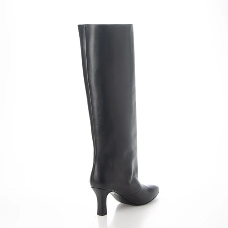 ルーズストレートロングブーツ/Loose straight long boots L0248 （BLACK）