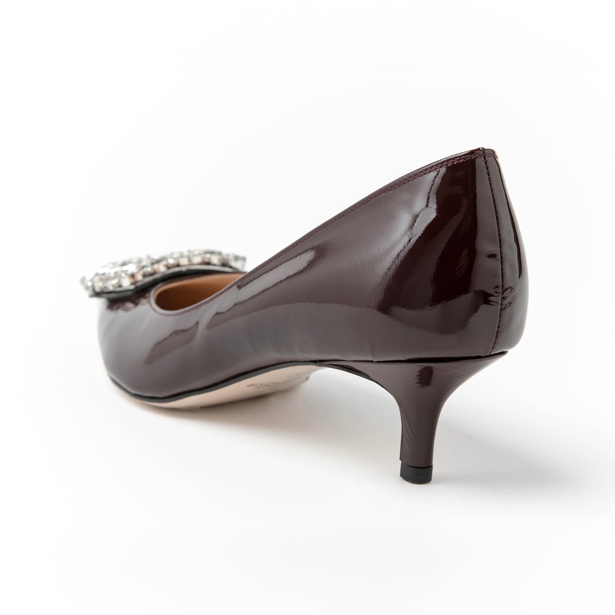 ビジューバックルポインテッドパンプス / Bijou buckle pointed pumps