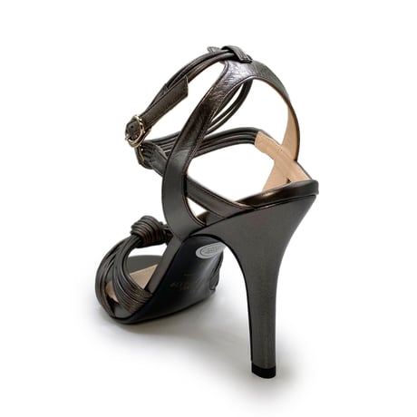 ノットデザインヒールトラップサンダル / Knot design heel trap sandals L0177（ÉTAIN）