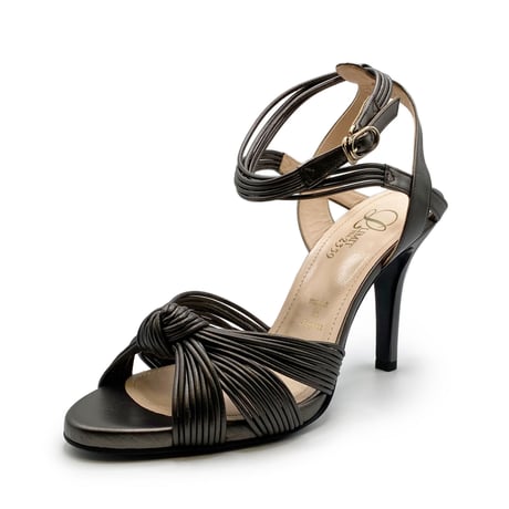 ノットデザインヒールトラップサンダル / Knot design heel trap sandals L0177（ÉTAIN）