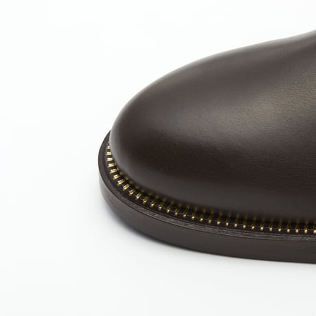 ミドル丈バックルアクセントジョッキーブーツ/middle buckle accent Jockey Boots  L0286（D.BROWN）