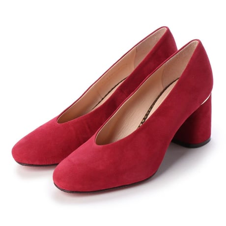 スクエアチャンキーヒールパンプス/ Square chunky heel pumps L0202（WINE）