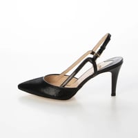 ポインテットトゥバックスリング/Pointed toe back sling L0250（BLACK）