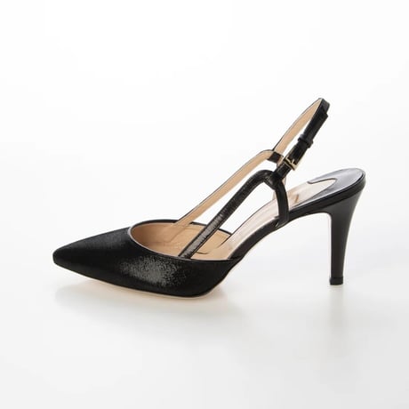 ポインテットトゥバックスリング/Pointed Toe Back Sling L0250（BLACK）