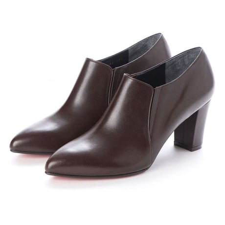 オールウェザーポインテッドヒールブーティ/All weather pointed heel booties L0080 (D.BROWN）