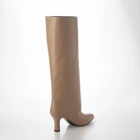 ルーズストレートロングブーツ/Loose Straight Long Boots L0248 （BEIGE）