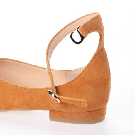 ネックストラップフラットパンプス/ Neck strap flat pumps L0204（CAMEL/S）