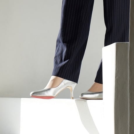 アーモンドトゥオールウェザーパンプス/Almond toe all weather pumps L0264 (SILVER)