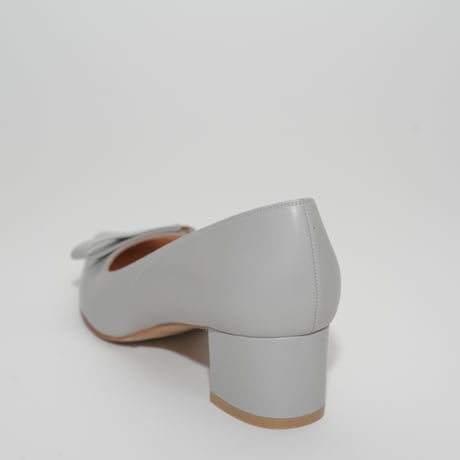 ポインテッドデザインチャンキーパンプス/ Pointed design chunky heel pumps L0280 (L.GRAY)