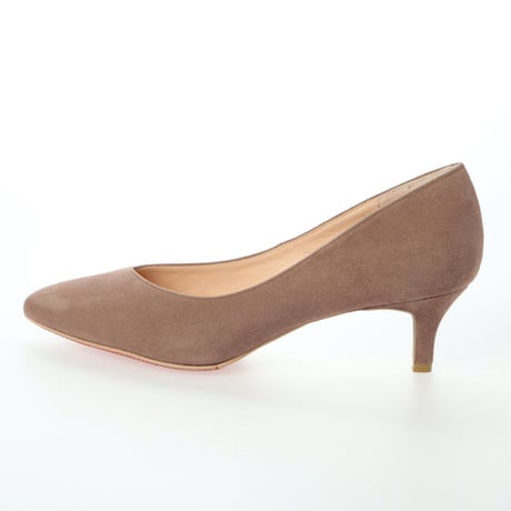 バイアスカットヒールパンプス / Bias cut heel pumps L0203 (OAK/S）