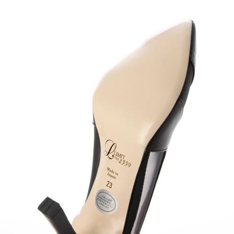 チュールポインテットパンプス/Tulle pointe pumps L0249 (BLACK）