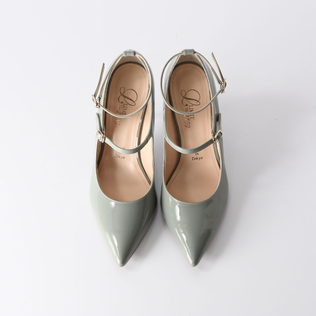 ポインテッドトゥストラップヒールパンプス / Pointed toe strap ポインテッドトゥストラップヒールパンプス / Pointed toe strap