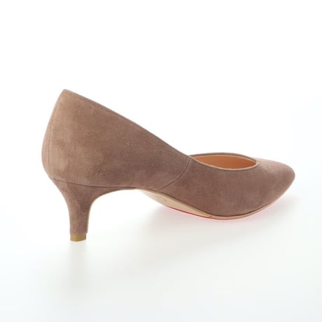 バイアスカットヒールパンプス / Bias cut heel pumps L0203 (OAK/S）