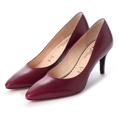 ロングノーズヒールパンプス/ Long nose heel pumps L0200（WINE）