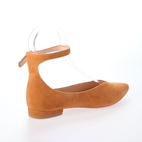 ネックストラップフラットパンプス/ Neck strap flat pumps L0204（CAMEL/S）