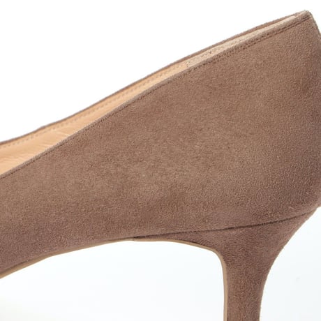バイアスカットヒールパンプス / Bias cut heel pumps L0203 (OAK/S）