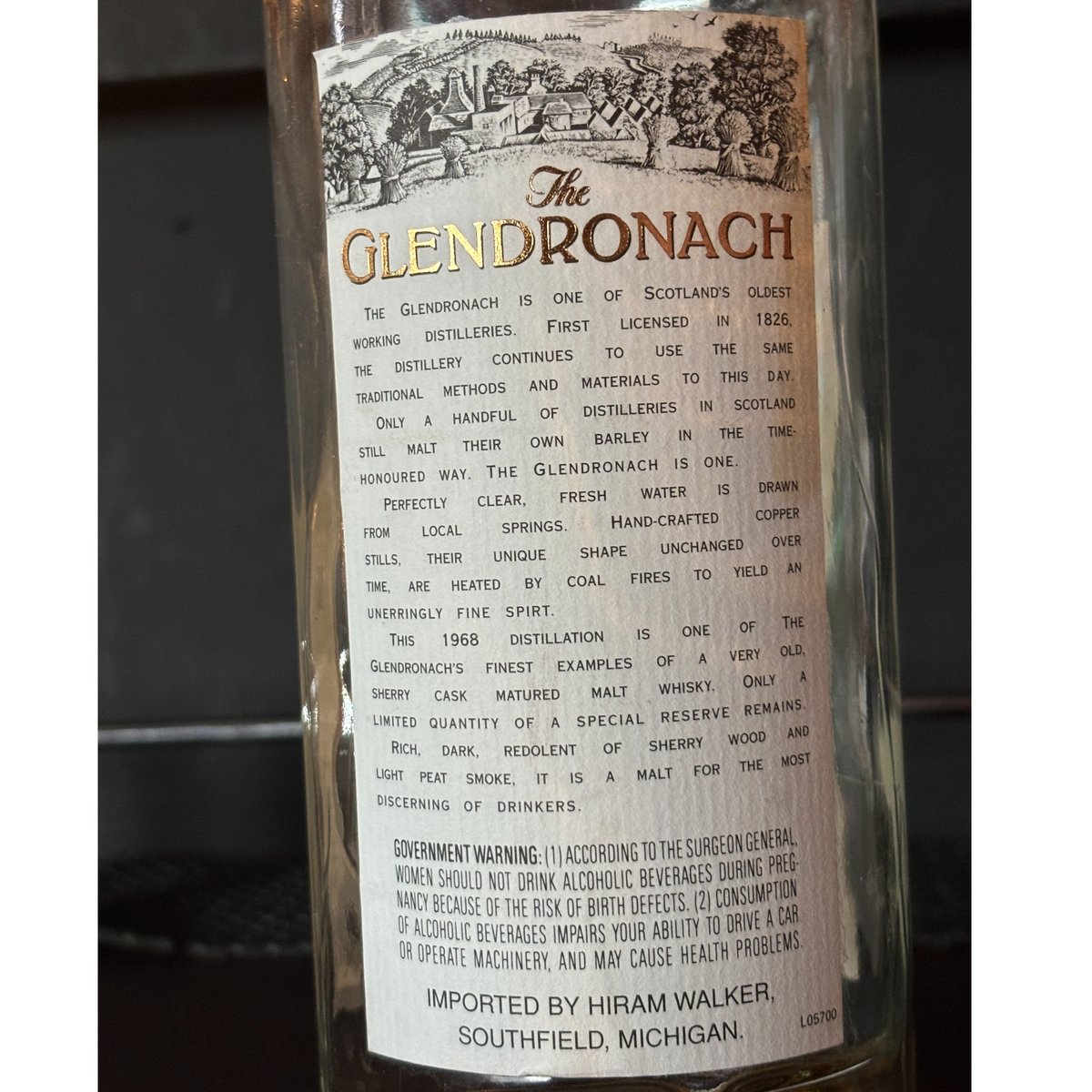 dachronicpoint　旧住所！！　37年〜42年古酒！！ 元箱/ボトル入】OB Glendronach Vintage 68-93 25y 43% 1