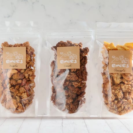グルテンフリーオーガニックグラノーラ3種/gltenfree organic granola