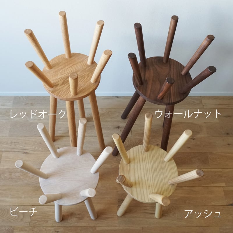 Botanical Stool 'crown' Ｌｻｲｽﾞ | kaguseisakusho'...