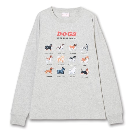 ＣommonNoun × Hirochika Machida Dog 天竺ロンT　(Limited Relaunch)