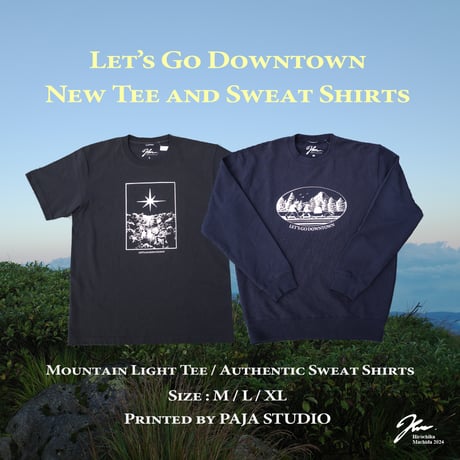 Let's Go Downtown Authentic Sweat Shirts
