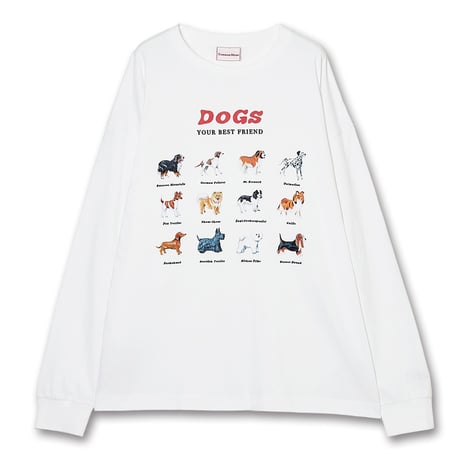 ＣommonNoun × Hirochika Machida Dog 天竺ロンT　(Limited Relaunch)