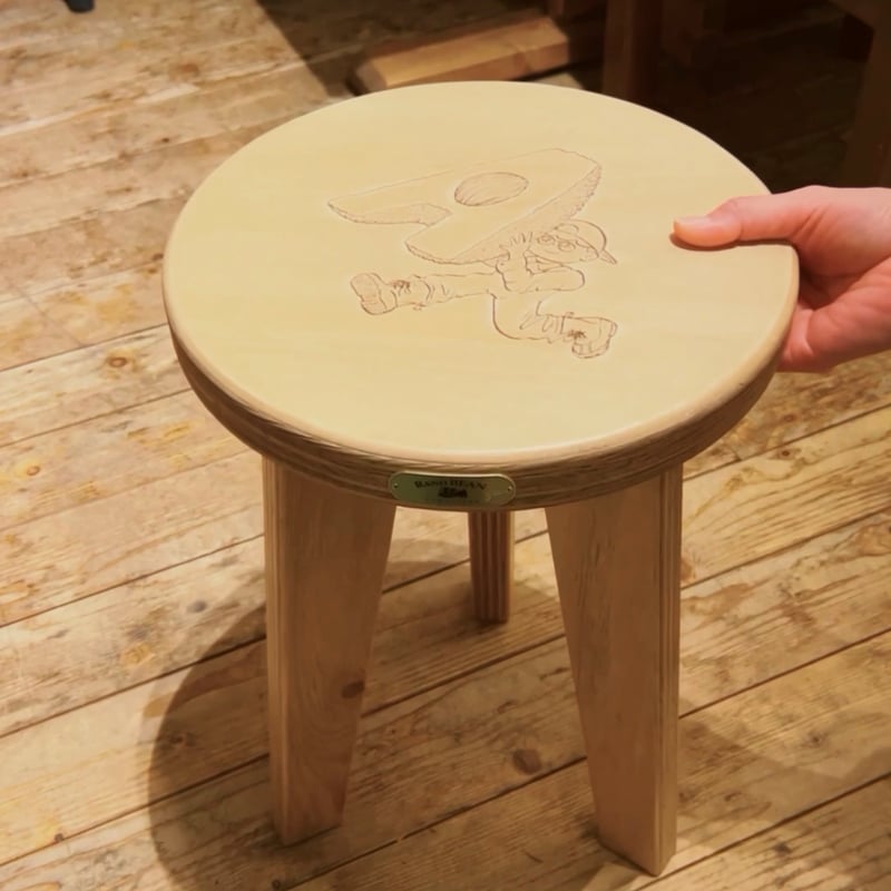 ※ Oakland　アクメファニチャー　アルファベットプリントスツール Alphabet Stool Order System (exhibition only) |