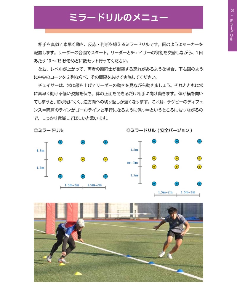 個人技がどんどん身につくラグビー［宅トレ］ドリル』 | with Rugby