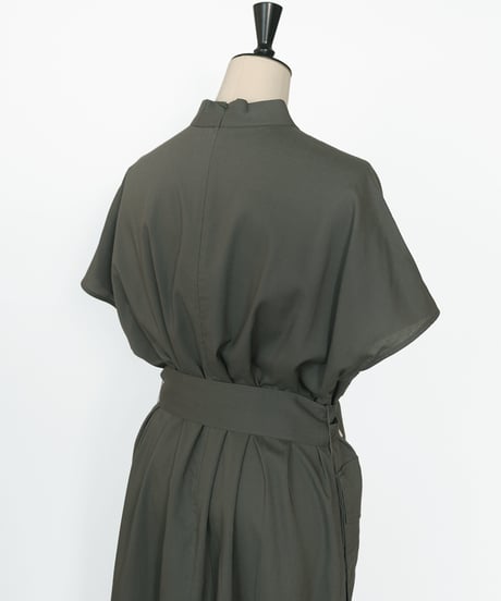 D-01 Work Dress [GREEN GRAY] sample