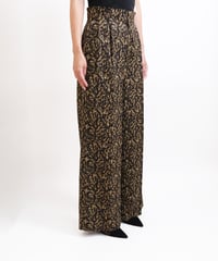 P-02/02 Granite High waist pants  <BROWN mix>