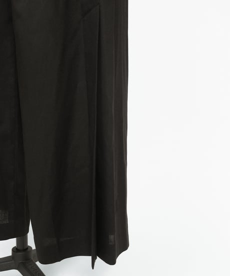 P-01/01 Gather pants [BLACK] sample