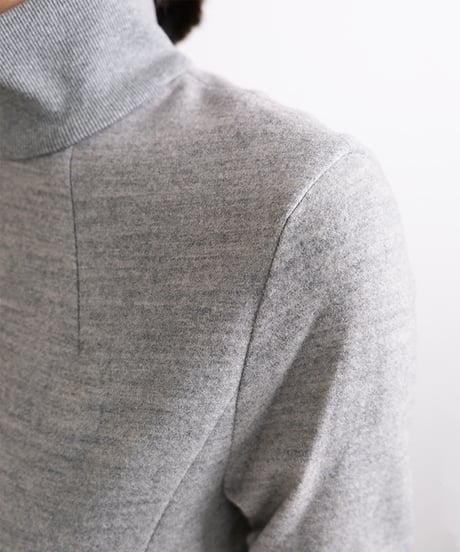 D-04 Wool Wrap dress  <GRAY>