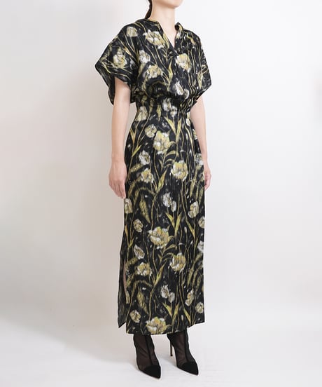 S-03/01 Bloom Skirt<BLACK mix> sample