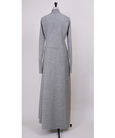 D-04 Wool Wrap dress  <GRAY>  sample