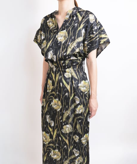 S-03/01 Bloom Skirt<BLACK mix> sample