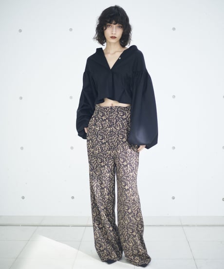 P-02/02 Granite High waist pants  <BROWN mix> sample