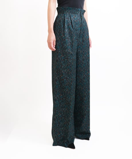 P-02/02 Granite High waist pants  <GREEN mix> sample