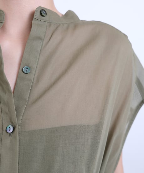 T-08/02 Gather Shirt <KHAKI> sample