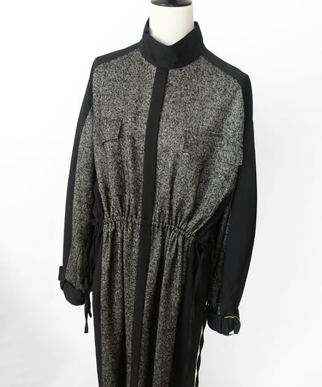 D-01/01 Wool Long Dress  <BLACK> sample