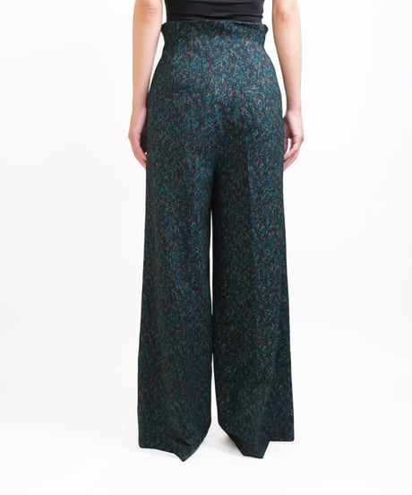 P-02/02 Granite High waist pants  <GREEN mix> sample